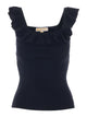 Michael Michael Kors Black Viscose Nylon Elastane Top