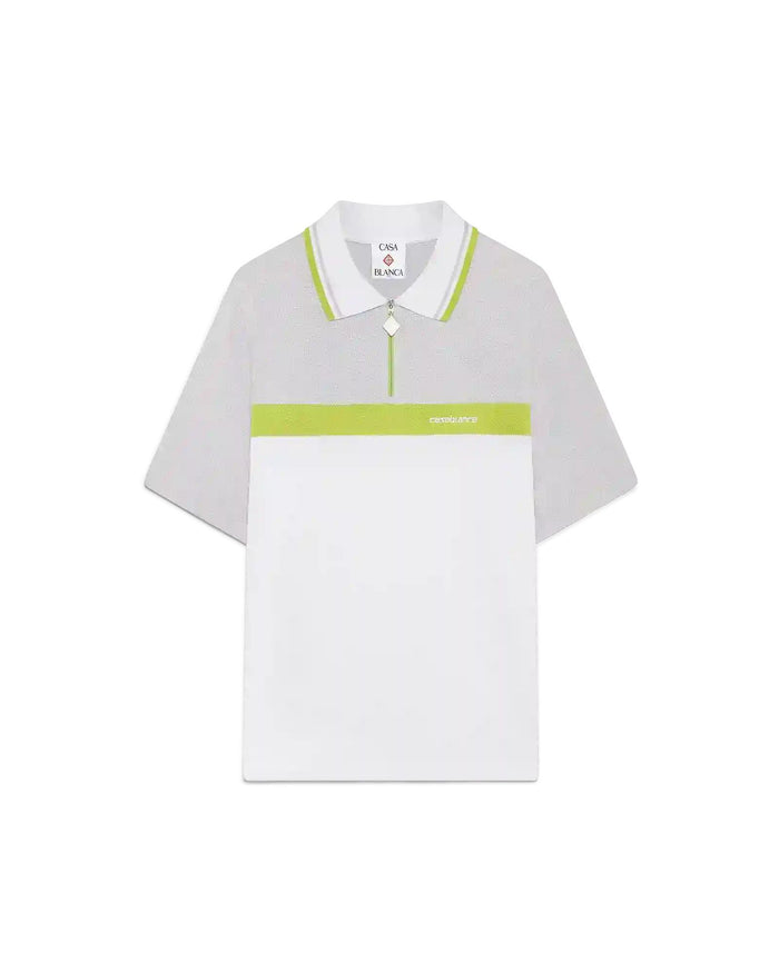 Casablanca Polo Textured Pique