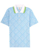 Casablanca White Cotton-Blend Polo Shirt