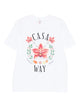 Casablanca "Casa Way Orchid Print" Classic T-Shirt