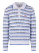 Casablanca Blue Cotton Viscose Long Sleeve