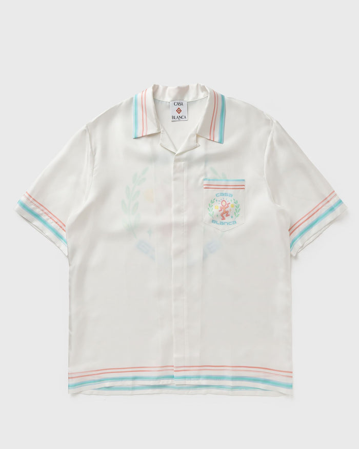 Casablanca Shirt Ss Silk Twill