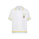 Casablanca White Silk Flower Court Icon Shirt