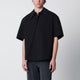 Séfr Waylon Black Cotton Poplin Shirt