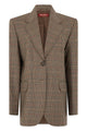 Max Mara Studio Checkered Jacket