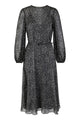 Max Mara Studio Dress In Printed Chiffon