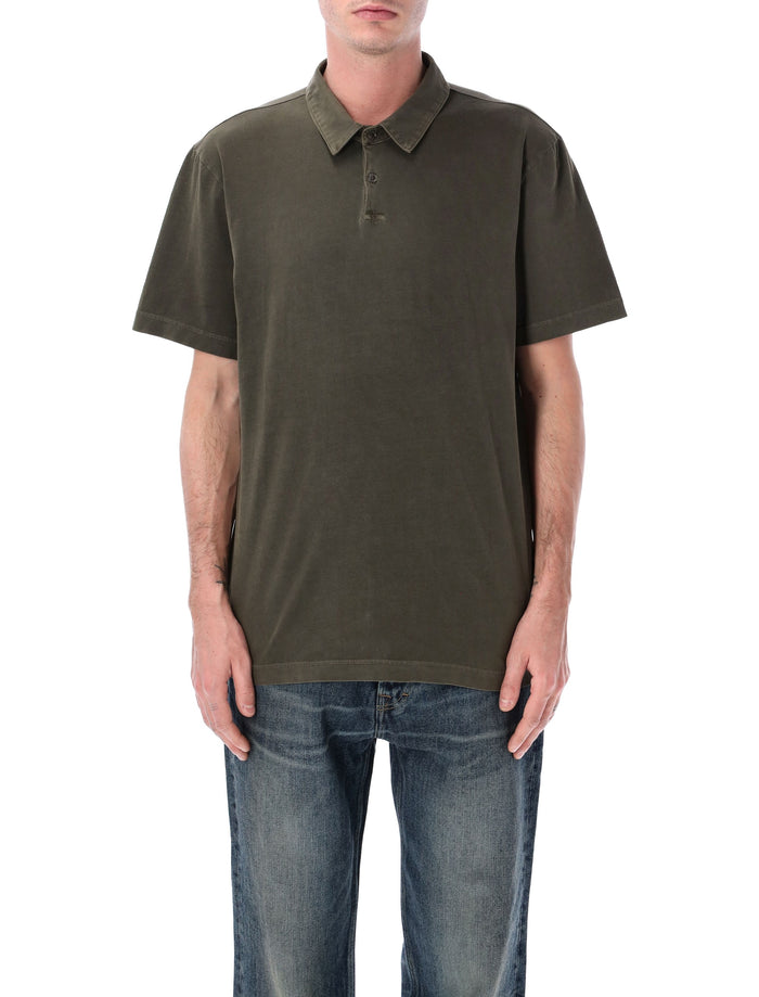 James Perse James Perse Sueded Cotton Polo