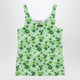 Miu Miu Green Floral Stretch Polyamide-Blend Top