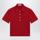 Miu Miu Ruby Red Technical Jersey Polo