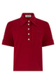 Miu Miu Polo In Jersey With Short Sleeves