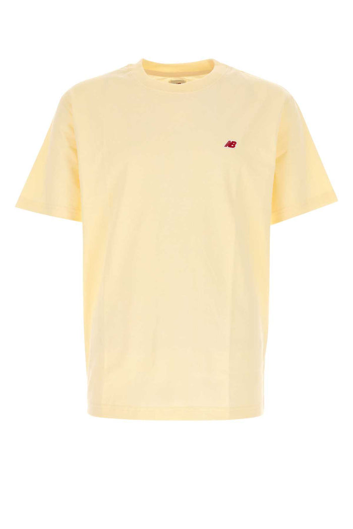 New Balance Yellow Cotton T-Shirt