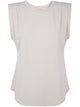 Michael Michael Kors Crew Neck Pleated Top