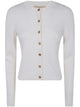 Michael Michael Kors Merino Rib Crewneck Cardigan