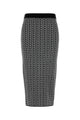 Michael Michael Kors Embroidered Stretch Viscose Blend Skirt