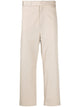 Thom Browne Khaki Tailored Cropped Straight Trousers