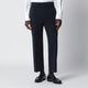 Thom Browne Navy Blue Cotton Trousers