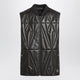 Moncler + Rick Owens Brown Faux Leather Zip-Up Vest