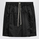 Moncler + Rick Owens Black Drawstring Kilt Shorts