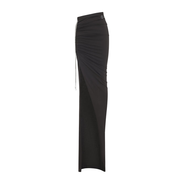 Moncler Rick Owens Cotton Long Skirt