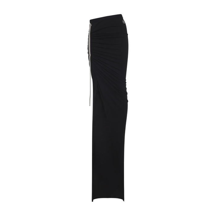 Moncler Rick Owens Cotton Long Skirt