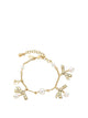 Jimmy Choo Gold Multi Charm Bracelet