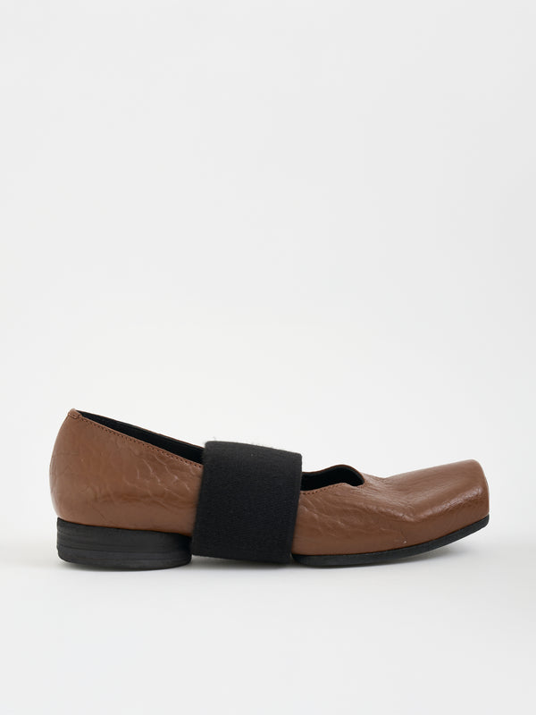Uma Wang Leather Strap Ballerina