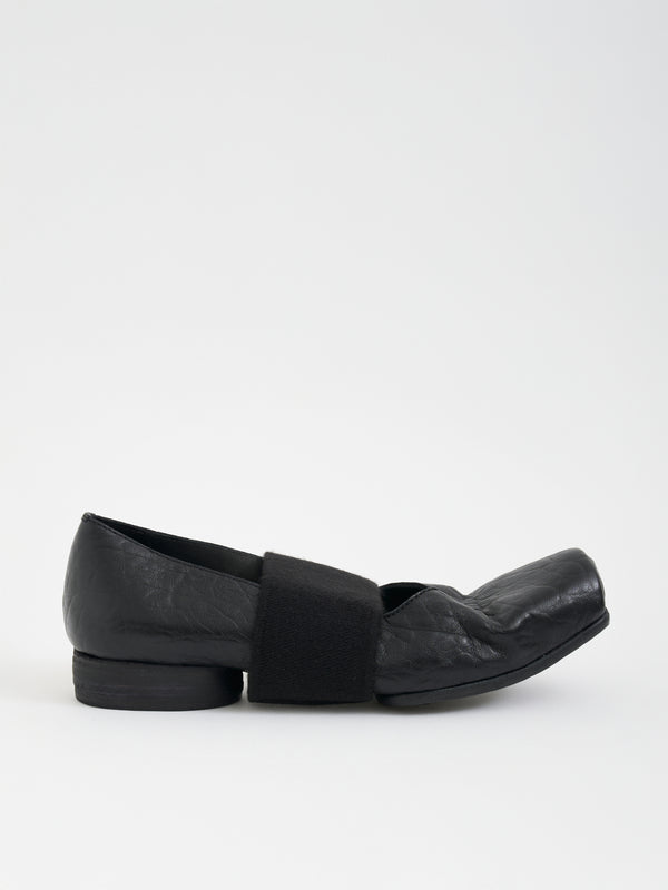 Uma Wang Leather Strap Ballerina