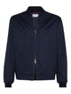 Brunello Cucinelli Lightweight Cashmere Flannel Bomber Jacket