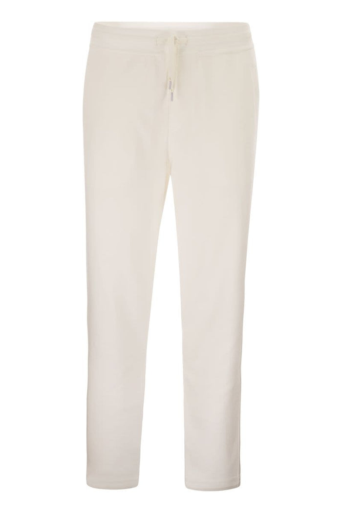 Brunello Cucinelli Techno Cotton Fleece Trousers