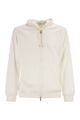 Brunello Cucinelli Cotton Fleece Topwear With Zip And Hood