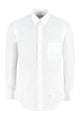 Thom Browne  White Button-Down Cotton Shirt