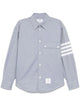 Thom Browne Flannel 4-Bar Shirt