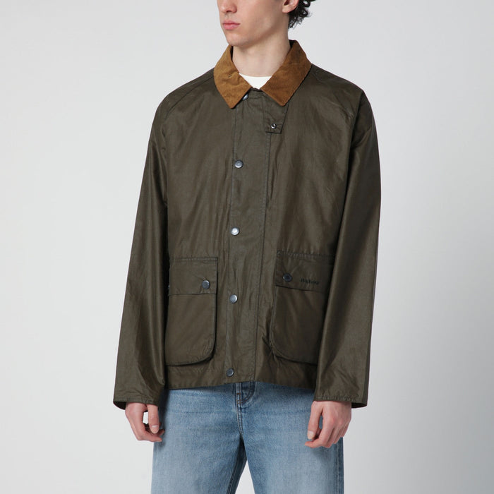 Barbour Modern Bedale Olive Green Waxed Jacket