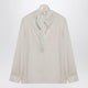 Max Mara Ivory Silk Charmeuse Blouse