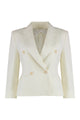 Max Mara Crop Blazer In Wool Fabric