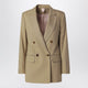 Max Mara Camel Woolblend Doublebreasted Jacket
