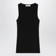Max Mara Black Ribbed Tank Top