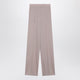 Max Mara Rose-Beige Wide-Leg Trousers