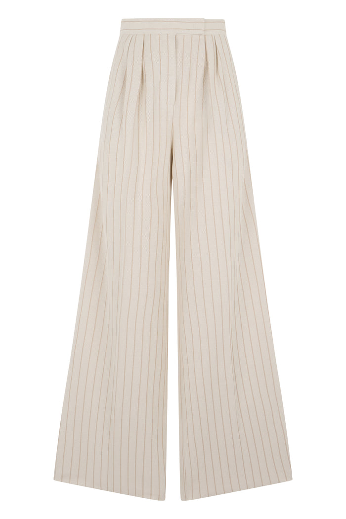 Max Mara Palazzo Pants In Cotton