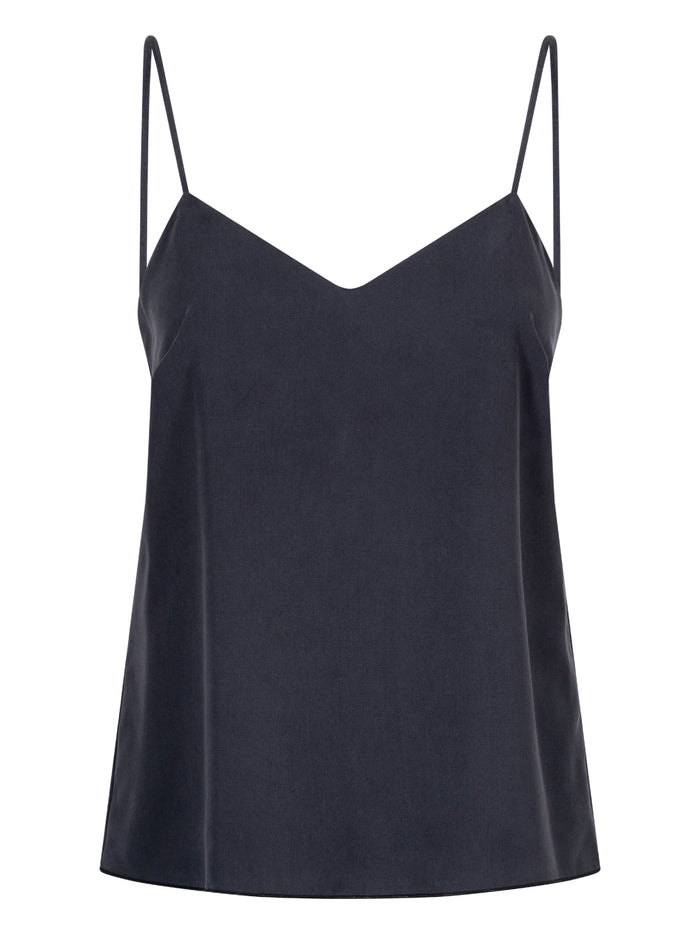 Max Mara Silk Canvas Top