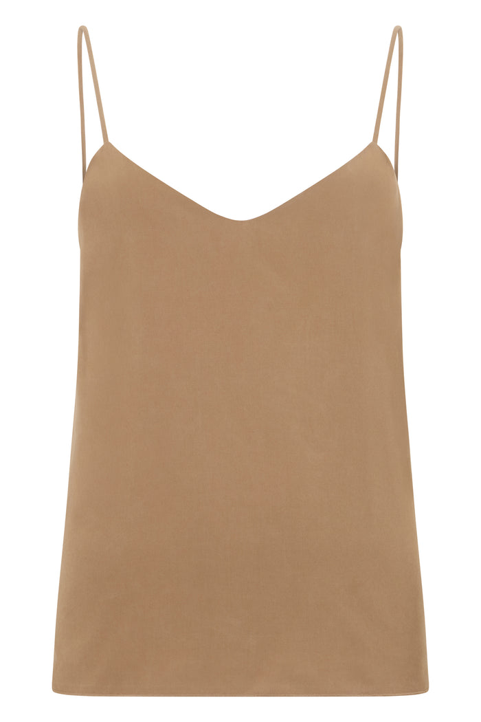 Max Mara Silk Top With Thin Straps