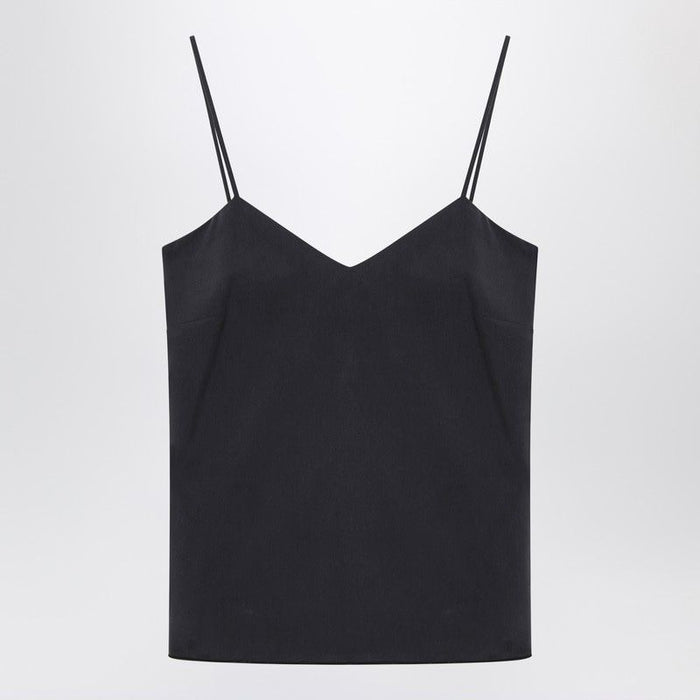 Max Mara Blue Silk Tank Top