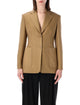 Max Mara Max Mara Single-Breasted Linen Blazer