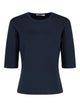 Max Mara Knitted Jersey Short-Sleeved Top