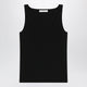 Max Mara Sleeveless Viscose Crêpe Knit Top In Black