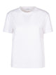 Max Mara Cotton T-Shirt With Embroidered Logo On The Back