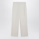 Max Mara Ivory Straight-Leg Trousers