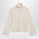 Max Mara Ivory Viscose-Blend Zip-Up Sweatshirt