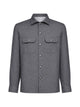 Brunello Cucinelli Grey Virgin Wool Shirt