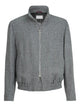 Brunello Cucinelli Hopsack Stand Collar Jacket